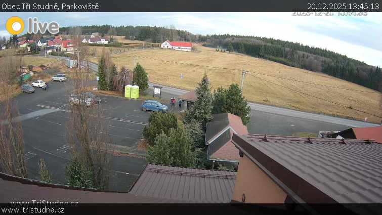 Obec Tři Studně - Parkoviště - 20.12.2025 v 13:45