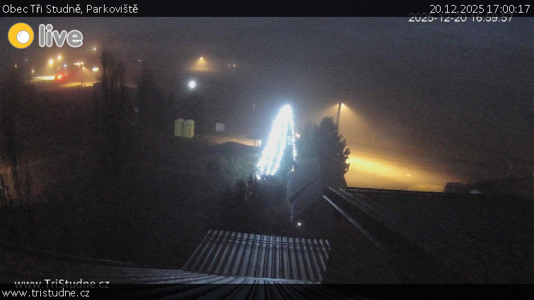 Obec Tři Studně - Parkoviště - 20.12.2025 v 17:00