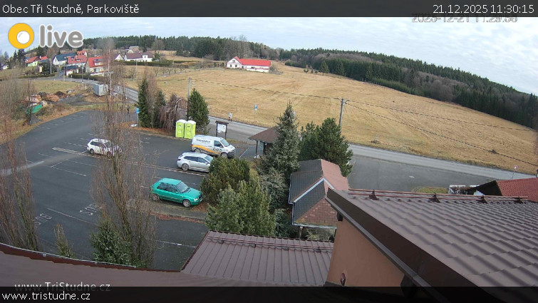 Obec Tři Studně - Parkoviště - 21.12.2025 v 11:30