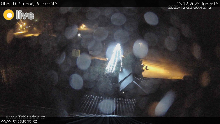 Obec Tři Studně - Parkoviště - 23.12.2025 v 00:45