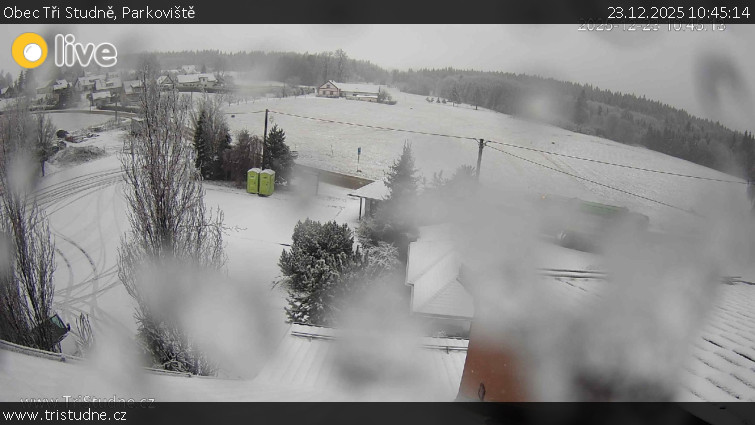 Obec Tři Studně - Parkoviště - 23.12.2025 v 10:45