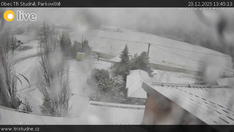 Obec Tři Studně - Parkoviště - 23.12.2025 v 13:45