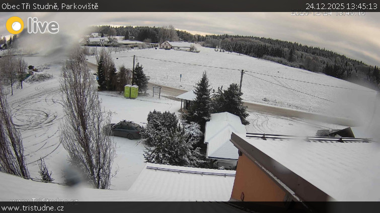 Obec Tři Studně - Parkoviště - 24.12.2025 v 13:45