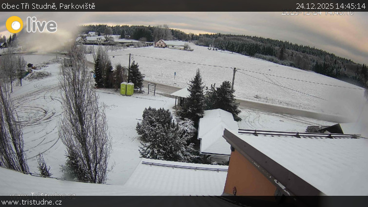 Obec Tři Studně - Parkoviště - 24.12.2025 v 14:45