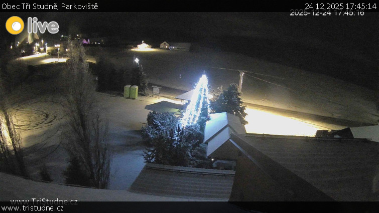 Obec Tři Studně - Parkoviště - 24.12.2025 v 17:45