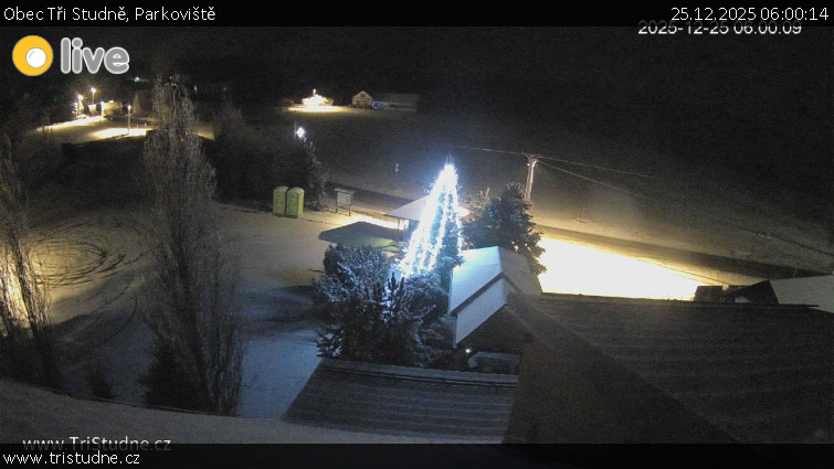 Obec Tři Studně - Parkoviště - 25.12.2025 v 06:00