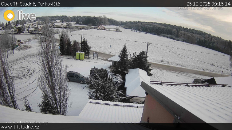 Obec Tři Studně - Parkoviště - 25.12.2025 v 09:15