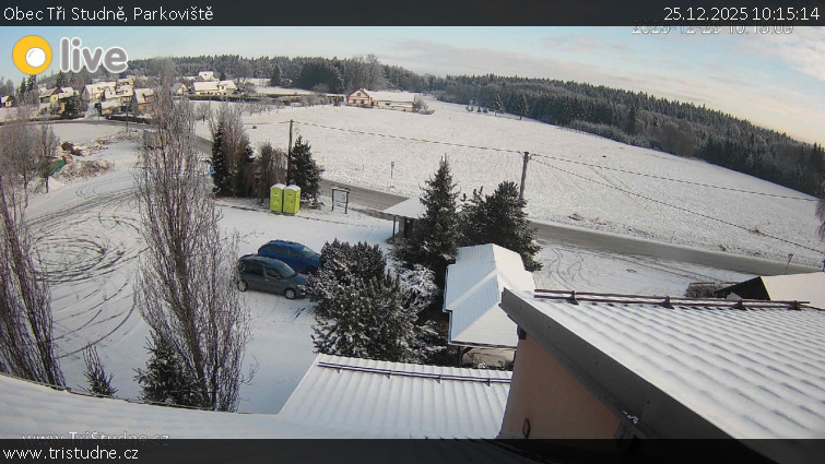Obec Tři Studně - Parkoviště - 25.12.2025 v 10:15