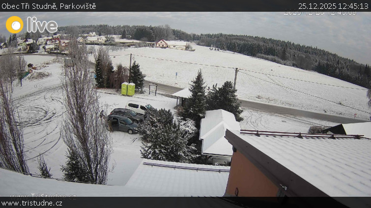 Obec Tři Studně - Parkoviště - 25.12.2025 v 12:45
