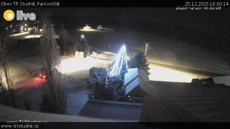 Obec Tři Studně - Parkoviště - 25.12.2025 v 18:30