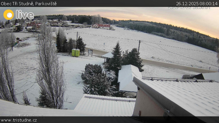 Obec Tři Studně - Parkoviště - 26.12.2025 v 08:00