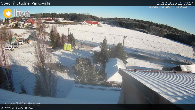 Obec Tři Studně - Parkoviště - 26.12.2025 v 11:30