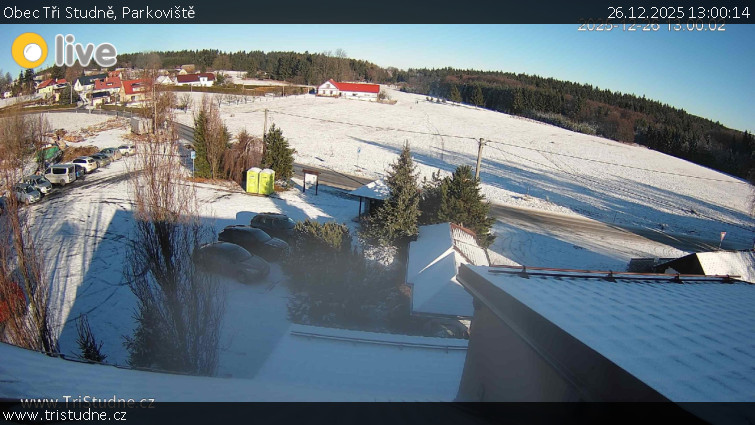 Obec Tři Studně - Parkoviště - 26.12.2025 v 13:00