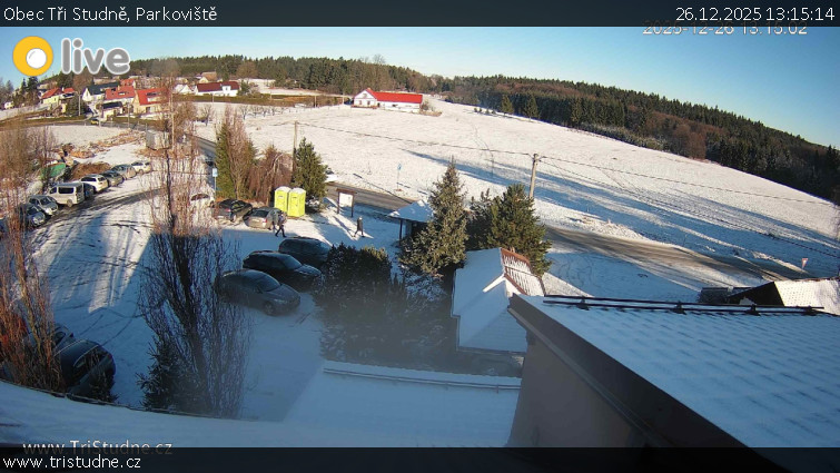 Obec Tři Studně - Parkoviště - 26.12.2025 v 13:15