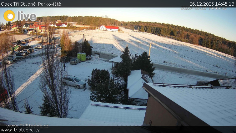 Obec Tři Studně - Parkoviště - 26.12.2025 v 14:45