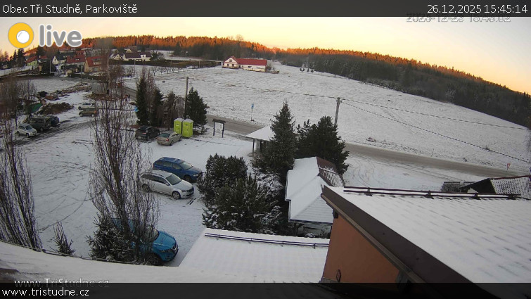Obec Tři Studně - Parkoviště - 26.12.2025 v 15:45