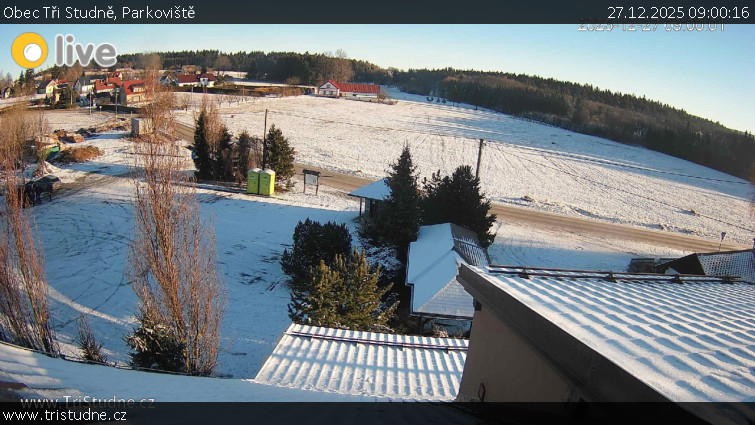 Obec Tři Studně - Parkoviště - 27.12.2025 v 09:00