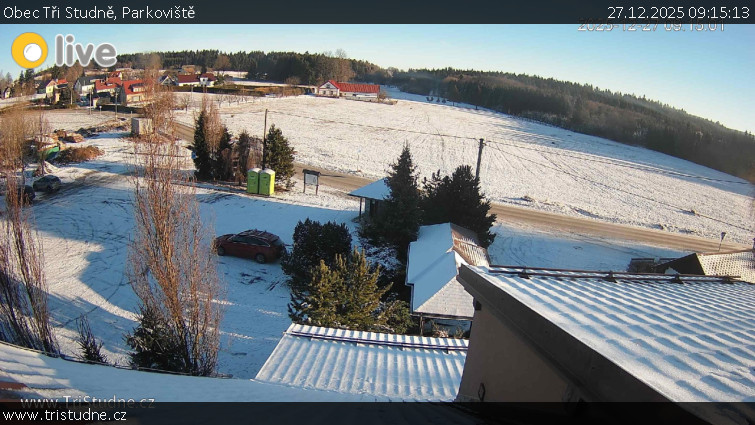 Obec Tři Studně - Parkoviště - 27.12.2025 v 09:15