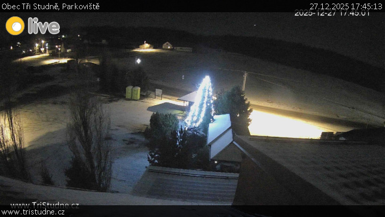 Obec Tři Studně - Parkoviště - 27.12.2025 v 17:45