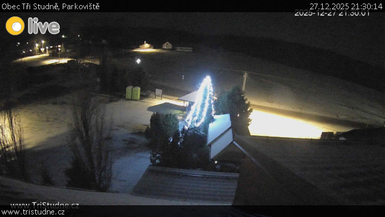 Obec Tři Studně - Parkoviště - 27.12.2025 v 21:30
