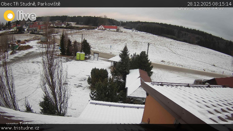 Obec Tři Studně - Parkoviště - 28.12.2025 v 08:15