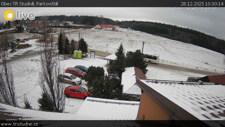 Obec Tři Studně - Parkoviště - 28.12.2025 v 10:30