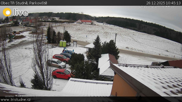 Obec Tři Studně - Parkoviště - 28.12.2025 v 10:45