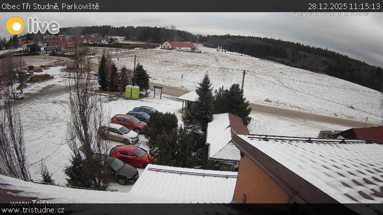 Obec Tři Studně - Parkoviště - 28.12.2025 v 11:15