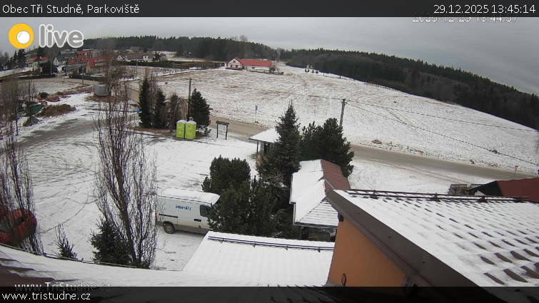 Obec Tři Studně - Parkoviště - 29.12.2025 v 13:45