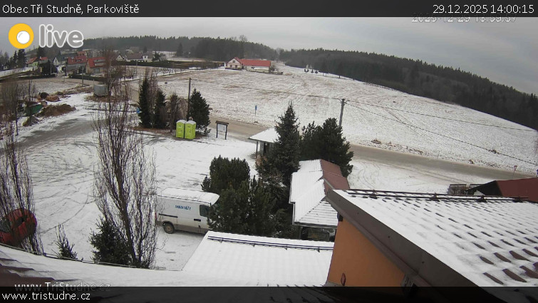 Obec Tři Studně - Parkoviště - 29.12.2025 v 14:00