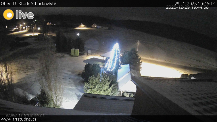 Obec Tři Studně - Parkoviště - 29.12.2025 v 19:45