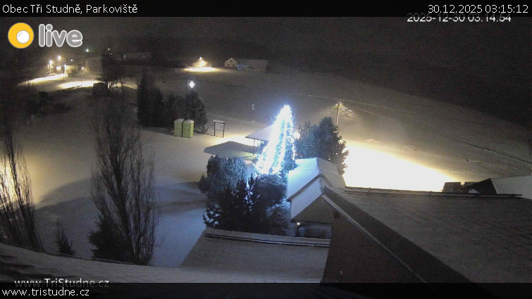 Obec Tři Studně - Parkoviště - 30.12.2025 v 03:15