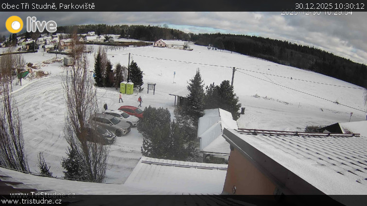 Obec Tři Studně - Parkoviště - 30.12.2025 v 10:30