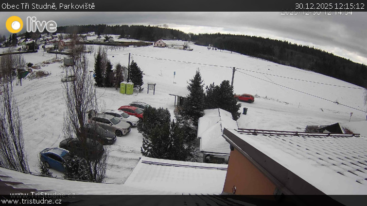 Obec Tři Studně - Parkoviště - 30.12.2025 v 12:15