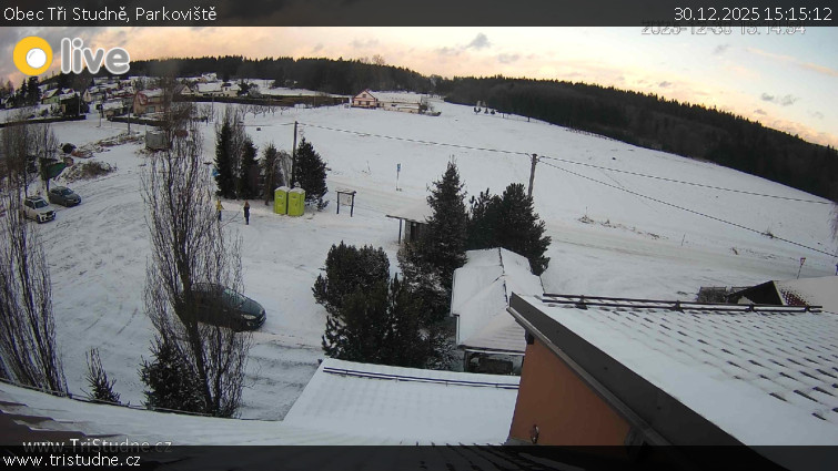 Obec Tři Studně - Parkoviště - 30.12.2025 v 15:15