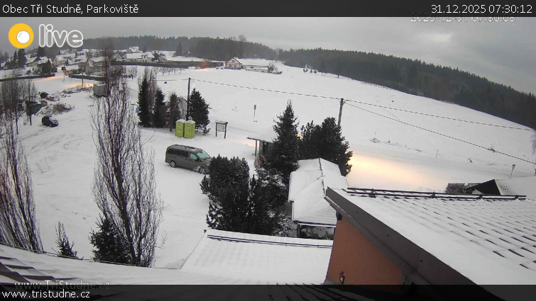 Obec Tři Studně - Parkoviště - 31.12.2025 v 07:30