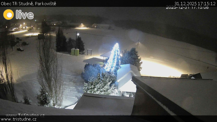 Obec Tři Studně - Parkoviště - 31.12.2025 v 17:15
