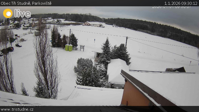 Obec Tři Studně - Parkoviště - 1.1.2026 v 09:30