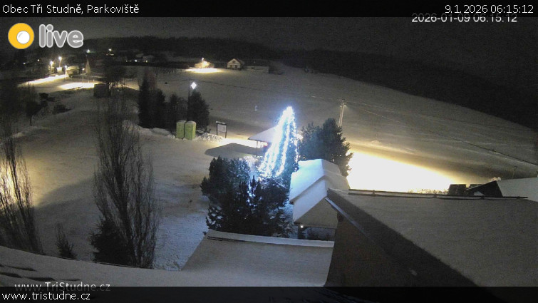 Obec Tři Studně - Parkoviště - 9.1.2026 v 06:15