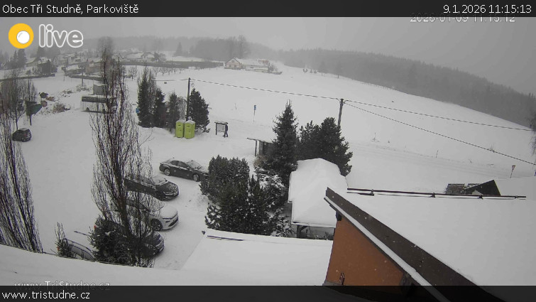 Obec Tři Studně - Parkoviště - 9.1.2026 v 11:15
