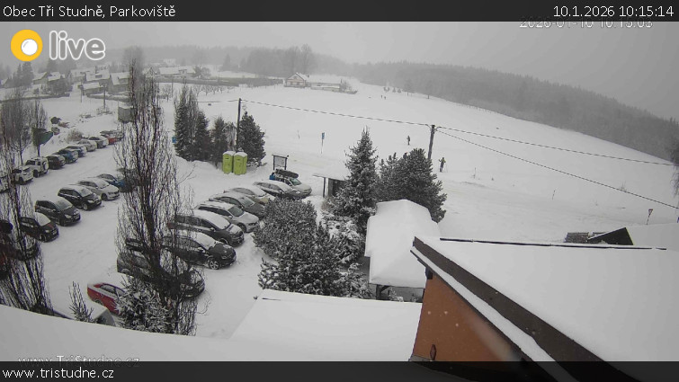 Obec Tři Studně - Parkoviště - 10.1.2026 v 10:15