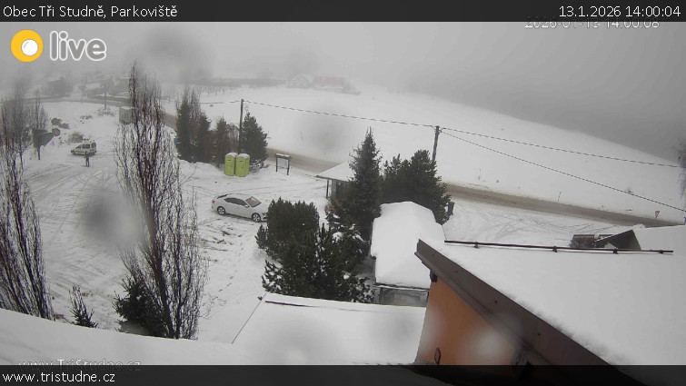 Obec Tři Studně - Parkoviště - 13.1.2026 v 14:00