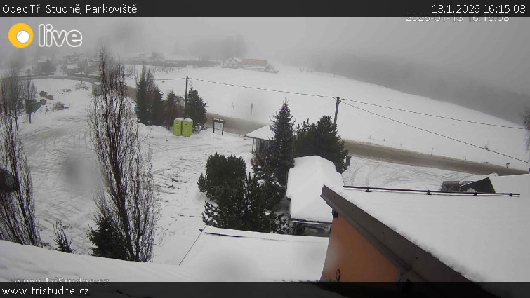 Obec Tři Studně - Parkoviště - 13.1.2026 v 16:15