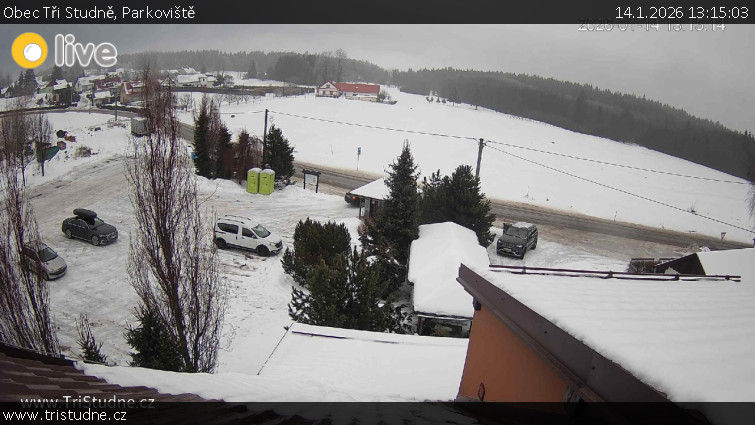 Obec Tři Studně - Parkoviště - 14.1.2026 v 13:15