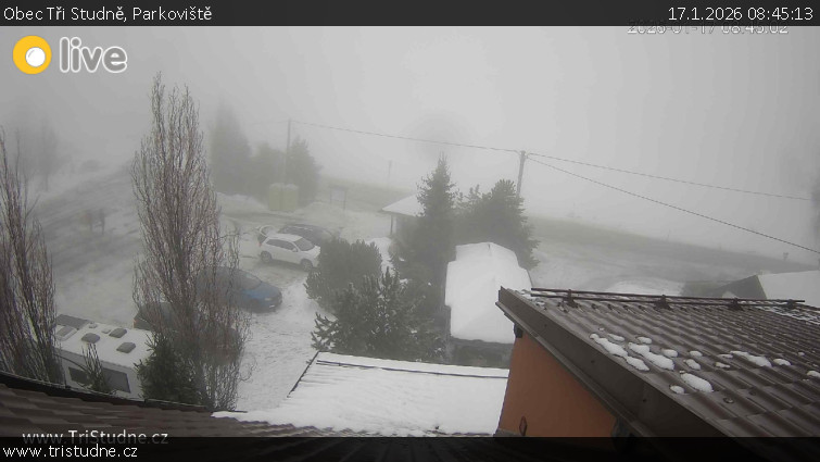 Obec Tři Studně - Parkoviště - 17.1.2026 v 08:45