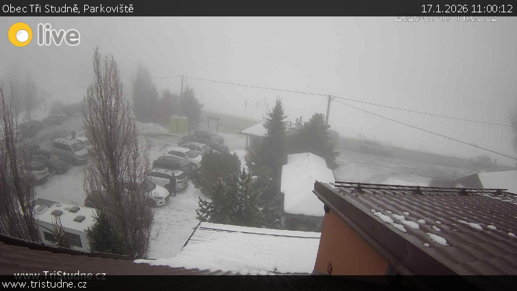 Obec Tři Studně - Parkoviště - 17.1.2026 v 11:00