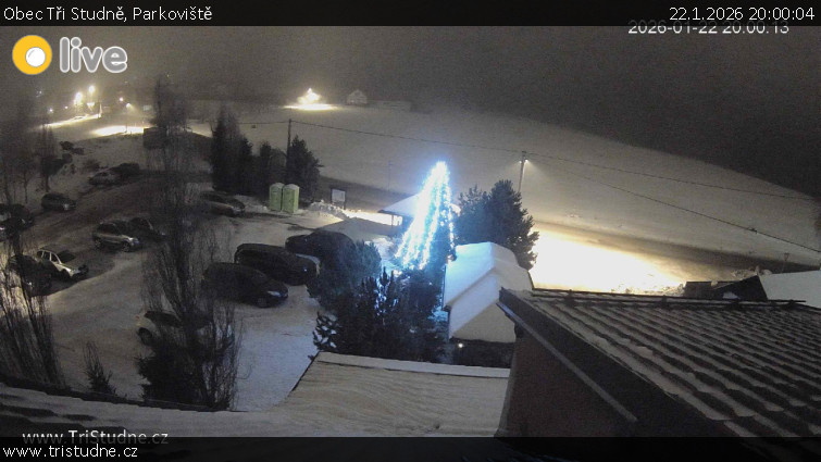 Obec Tři Studně - Parkoviště - 22.1.2026 v 20:00