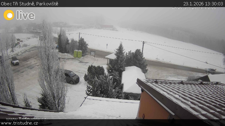 Obec Tři Studně - Parkoviště - 23.1.2026 v 13:30