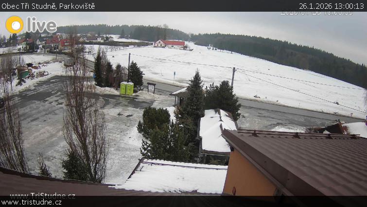 Obec Tři Studně - Parkoviště - 26.1.2026 v 13:00