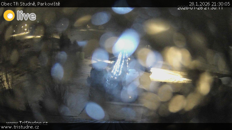Obec Tři Studně - Parkoviště - 28.1.2026 v 21:30